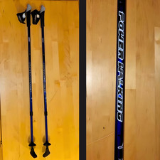 Nordic Walking Stöcke – Blau, verstellbar, mit Handschlaufen