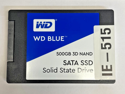 Western Digital 2,5'' Blue 3D NAND 500GB SSD WDS500G2B0A-00SM50 mit Win 11 Pro