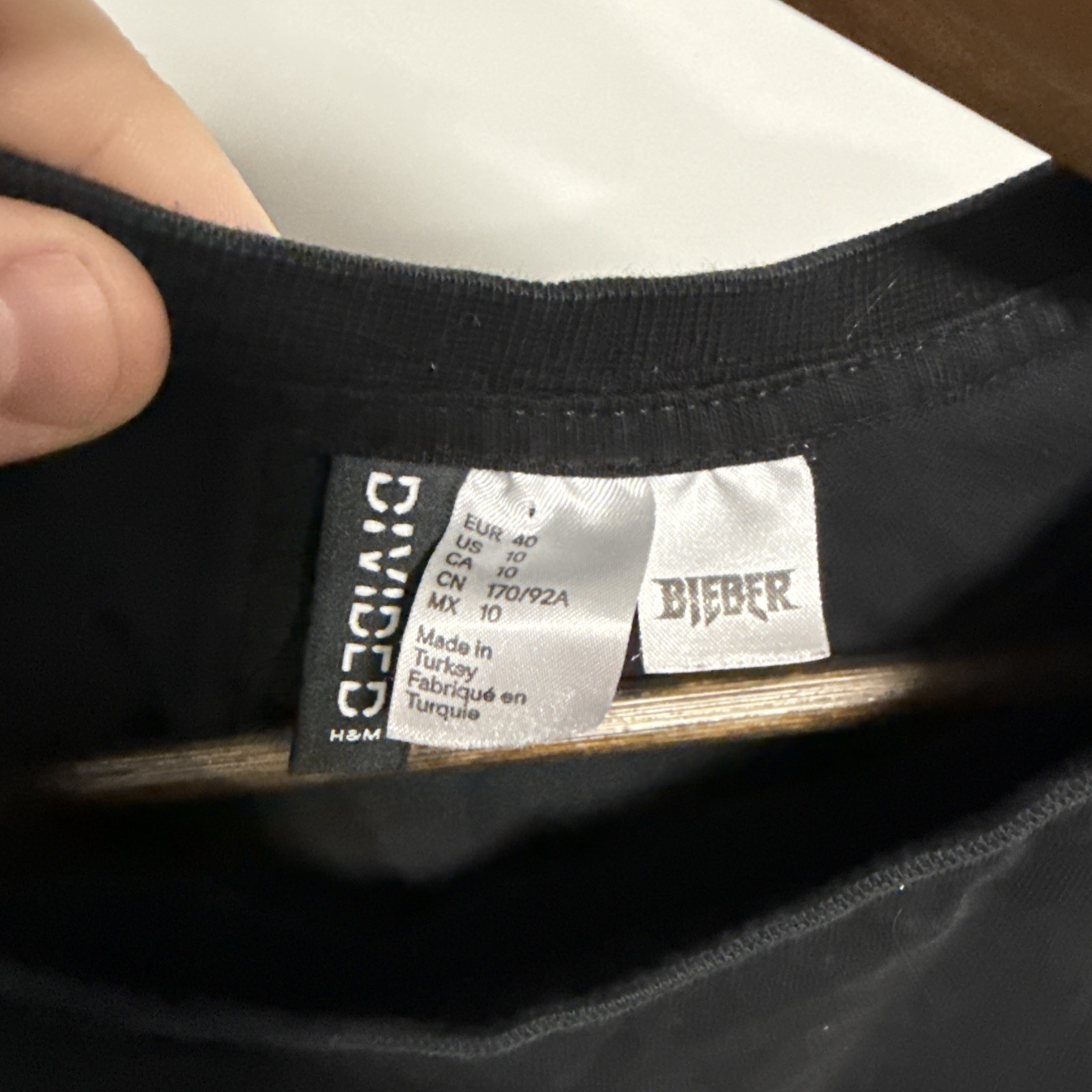 Justin Bieber World Tour Tshirt Dress Sz 10 Justin Forever Cross Divided By H&M thumbnail 3