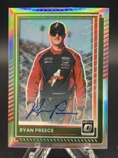 2025 Donruss Racing Base Optic Signatures Auto Ryan Preece