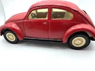 Vintage Pressed Steel Tonka #52680 Red VW Volkswagen Bug Beetle