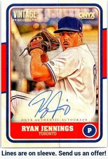 2025 Onyx Vintage #VARYJE Ryan Jennings Autographs