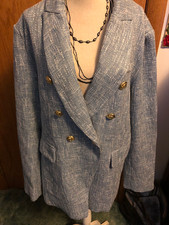 BEAUTIFUL BLUE BLAZER SIZE LARGE