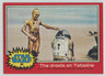 1977 Topps Star Wars Series 2 - #96 The droids on Tatooine
