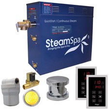 SteamSpa RYT600-A Royal 6 KW QuickStart Steam Bath Generator - Chrome