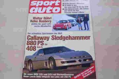 5) Sport Auto 03/1990 - Audi V8 DTM mit 400PS in e - Audi V8 mit 250PS besser a