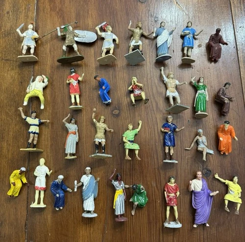 Marx Recast? Mpc Or Others Ben Hur Toy? Soldier Playset Lot