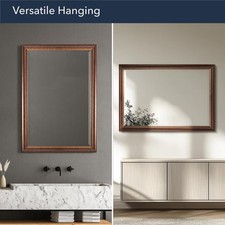 Duprima Espejo Rectangular Sin Marco, Espejo De Pared De 20 X 28