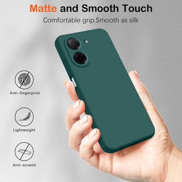 Coque pour Xiaomi Redmi A5 4G + 3 Verres trempé - Etui Housse Silicone Vert - Photo 3/4