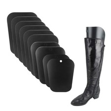 5 Pairs 10 Sheets Boot Shaper Form Inserts, Tall Boot Support, Unisex, Black