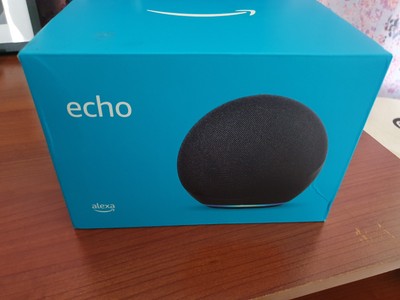 Amazon Echo 4. Gen Smart Lautsprecher Premium Sound, Smart Home Hub & Alexa Blau