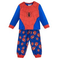 Pyjama Langarm Single-Jersey Spiderman Rot - 5 Jahre | MÄNnlich Cerdà