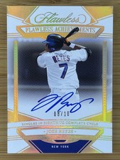 🔥 #/10 - Jose Reyes 2023 Flawless Achievements Gold On Card Autograph NY Mets
