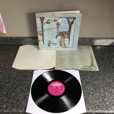 LP VINYL GENESIS ALBUM TRESPASS PINK SCROLL LABEL CAS 1020 UK 1ST PRESS EX+/EX+
