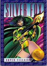 Super-Villains 78 Silver Fox X-Men Series 2 1993 Skybox Trading Card Game TCG 
