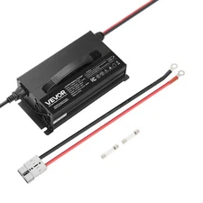 VEVOR 12V 40A Lithium Battery Charger 14.6V AC-DC LiFePO4 Smart Charger for RV