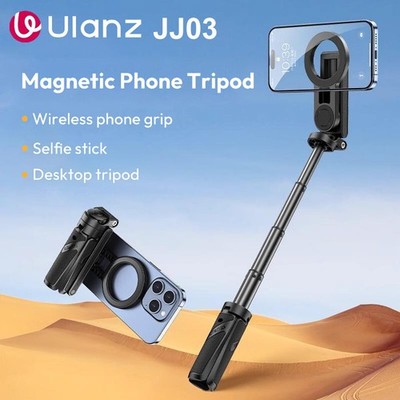 Ulanzi JJ03 Magnetisches Stativ Selfie-Stick Ausziehbar Handyhalterung Griff