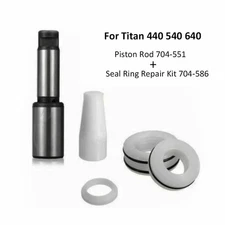 Fits Titan 440 540 640 Airless Spray Piston Rod 704551 W/ Seal Repair Kit 704586