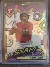 2024 Topps Pristine Oh Snap! Jordan Lawlar Rookie Insert RC DIE CUT