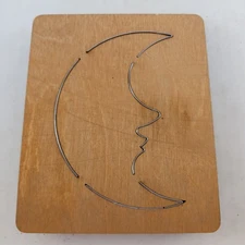 Moon Man Face Profile Ellison Educational Equip Accucut Wood Dies 6"x5" 