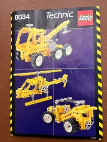 1989 Vintage Lego Technic 8034 set with box and instructions