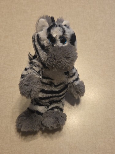 Ty Attic Treasures Plush 9" Zahari Zebra Cuddlys