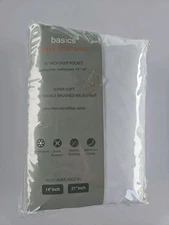 Oeko Tex Double Brushed Microfiber 16" Deep pocket Queen Fitted Sheet