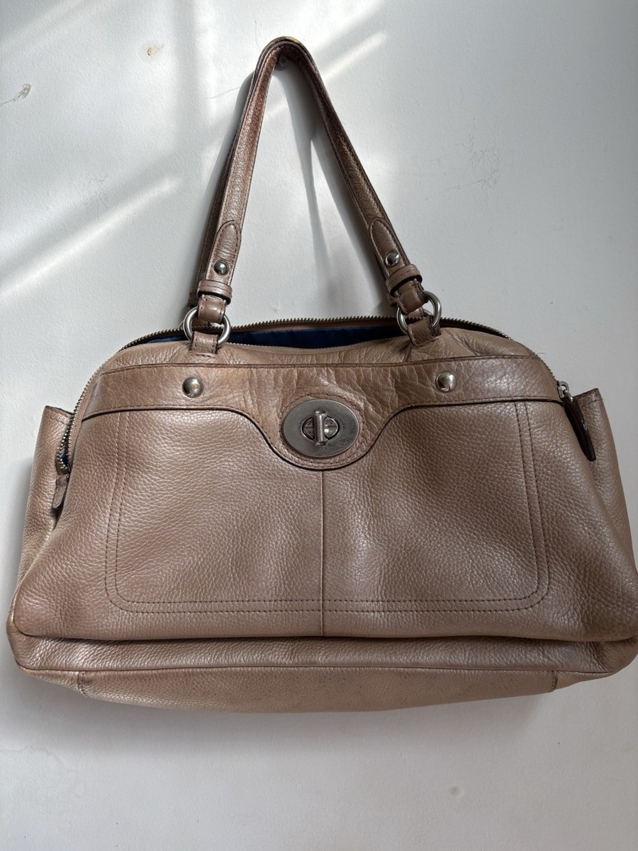 Vintage Y2K Coach Penelope tan Medium Leather Satchel