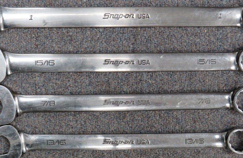 Snap-On SOEX 12pc 12pt SAE Standard Flank Drive Wrench Set 5/16