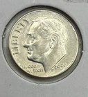 1959 D Silver Roosevelt Dime - Choice Gem Brilliant Unc  Lustrous (A) 90% Silver