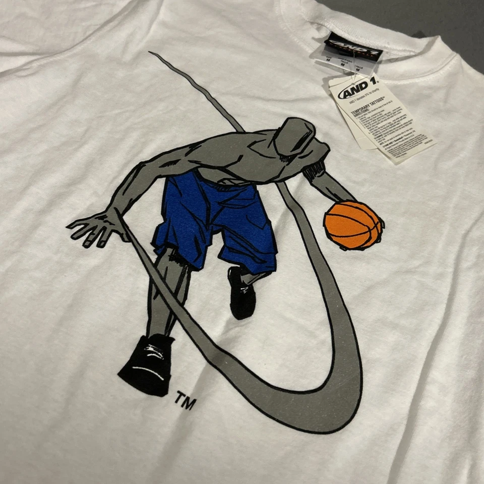 Camisa gráfica informal de baloncesto de colección nueva con etiquetas y 1 - para hombre talla mediana M Foto 2 de 4