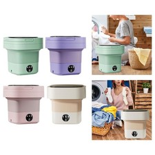 Pequeña lavadora, retráctil, práctica, mini lavadora plegable para