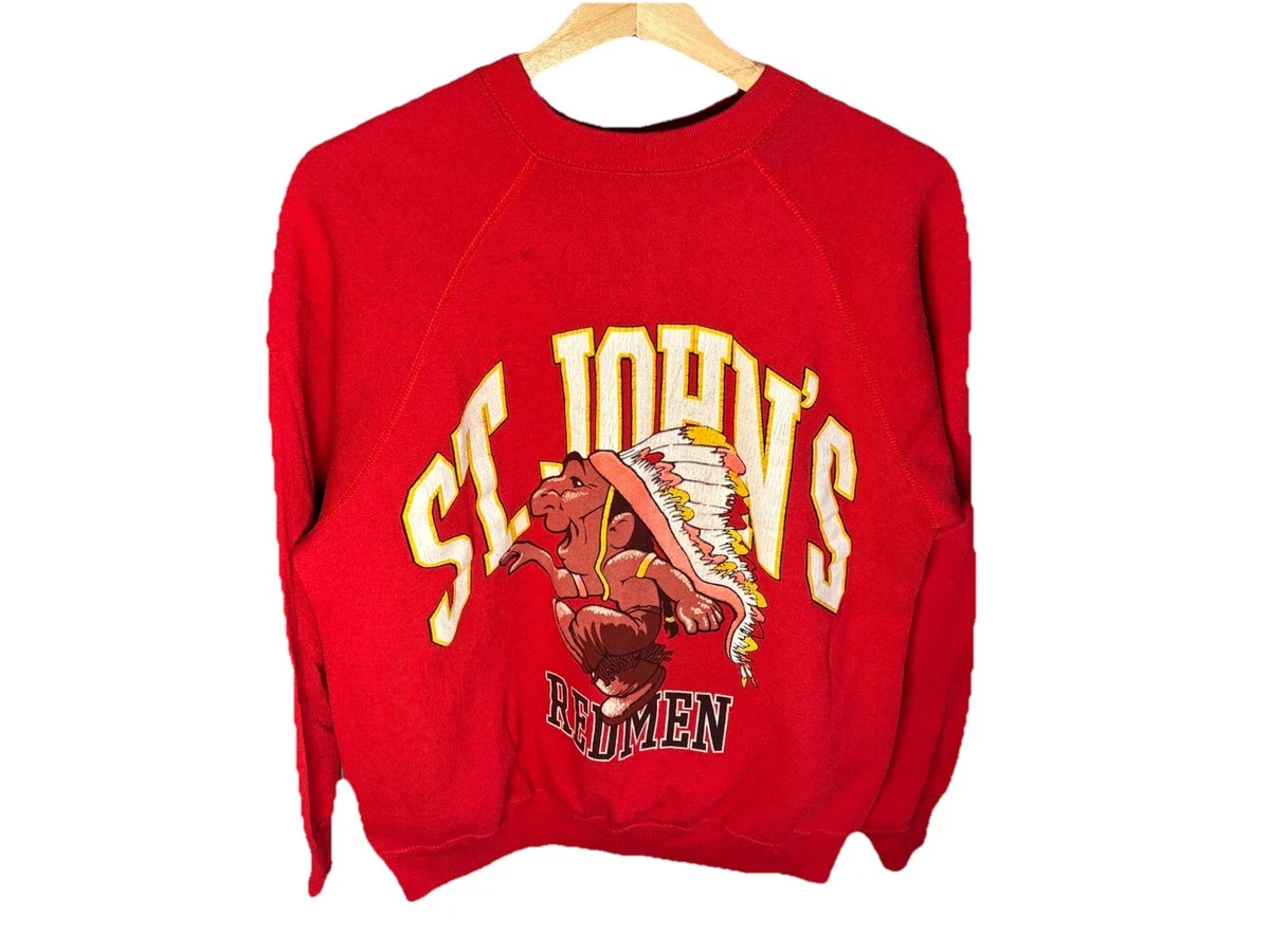 Sweat-shirt vintage Discus adulte XXL rouge fabriqué aux États-Unis