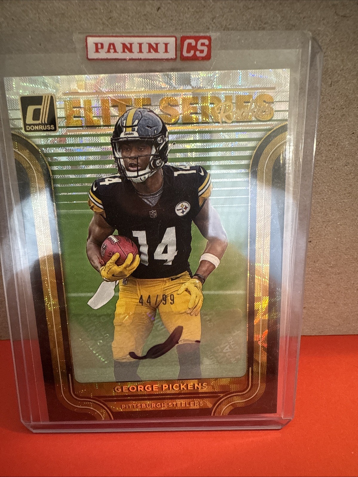 2022 Donruss Elite Series Rookies George Pickens Auto RC /99 RC #ESR-21 Steelers