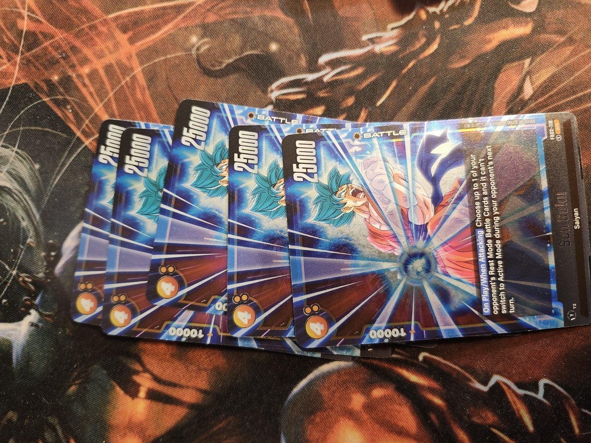 1x DBS Dragon Ball Fusion World FB02-119 Son Goku SR Super Rare