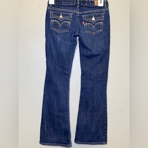 Mädchen Levi’s Bootcut verstellbare Taille Denim blau Jeans 10 Regular 10R - Bild 4 von 7