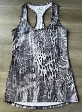 90 Degrees by Reflex Size Medium, Purple Alligator print, Racerback Tank Top