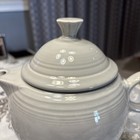 Homer Laughlin USA Fiesta Gray Teapot -Discontinued 1999 - 2001-Marked With H — photo 2