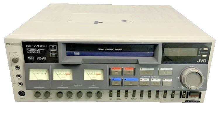 JVC BR-7700 U Stereo Video Cassette Recorder VHS Hi-Fi Dolby System