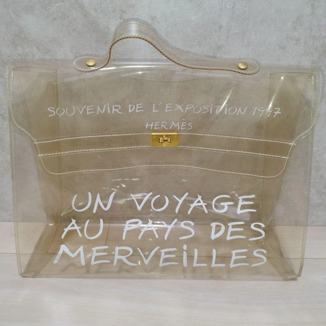 Hermes Clear Kelly Bag for sale - eBay