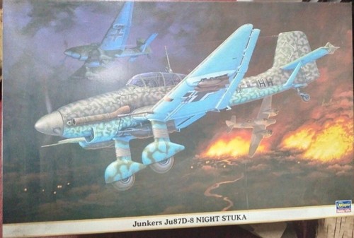 Hasegawa Rare 1/32 JUNKERS JU87D-8 Night STUKA 35x47cm #08171 World War 2