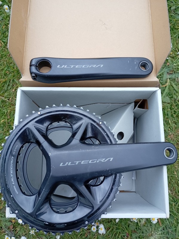 Shimano Ultegra Crankset FC-R8100, 2x12 Speed, 52-36 Tooth, 175mm Arms, Black