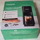 Mini Single Serve Coffee Maker Hot and Iced Pods Ground K-Cup Black 2.0 Version