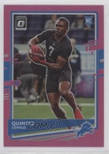 2020 Panini Donruss Rookie Optic Preview Pink Prizm Quintez Cephus #P-280 fm0