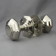 Georgian Nickel Octagonal Door Knobs