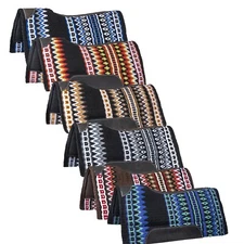 Arvada Western Cutter Saddle Pad - Navajo Top - Felt Bottom - 6 Color Options