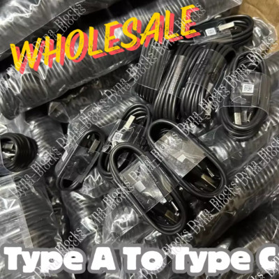 100X Bulk Lot Type C Charger Cable USB C Fast Charging Cord For Samsung Android