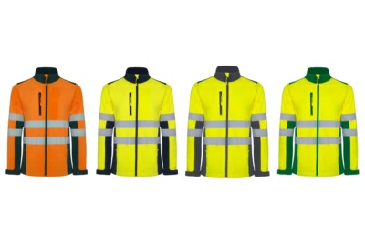 Roly Workwear Antares Hi-Viz Softshell Jacket Arbeitsjacke Berufskleidung wasser