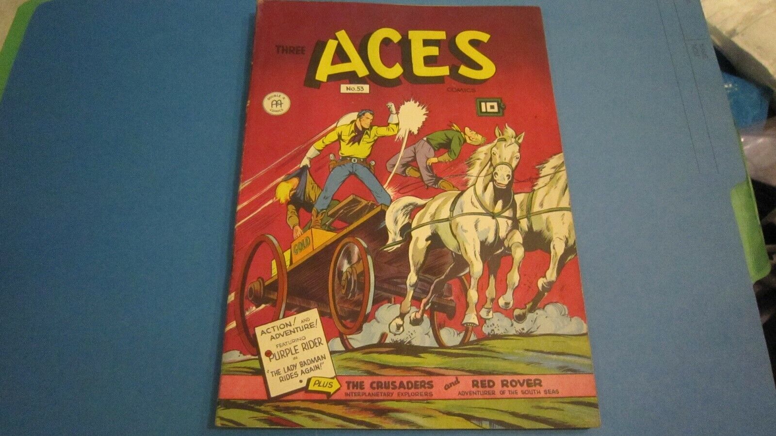 Three Aces #53 Anglo American 1946 CANADIAN EDITION 7.0 FN/VF