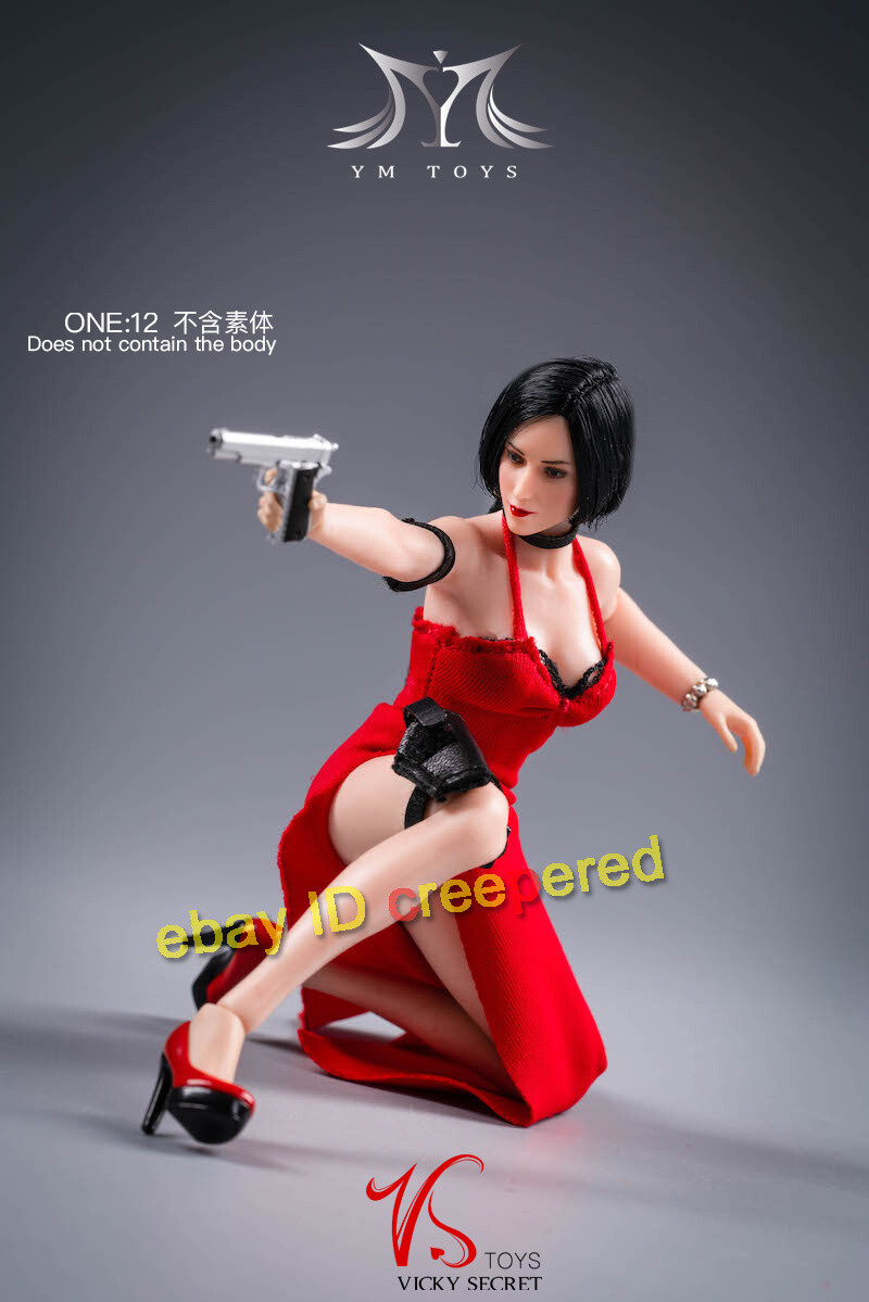 MTTOYS Resident Evil Ada Wong 1/12 Scale Head & Accessories No Body With  head